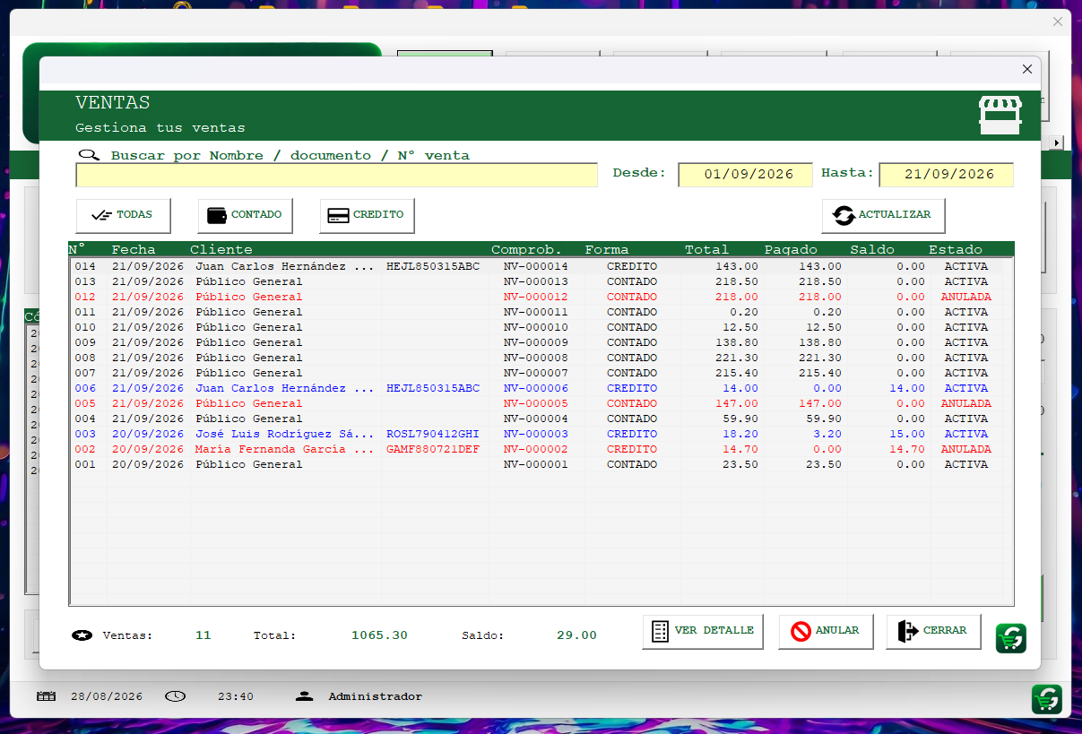 Punto de Venta e Inventario GexVenta - Free