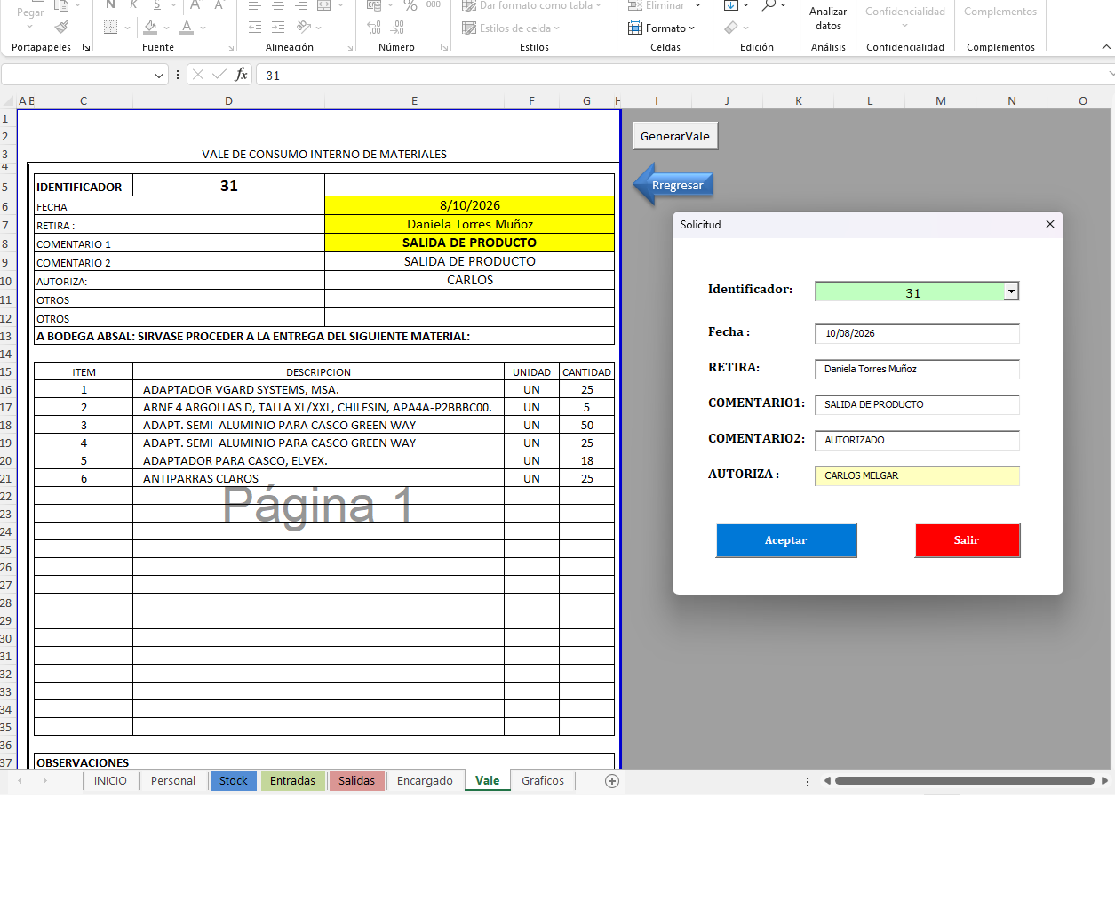 Control de Inventario Avanzado Ver.1